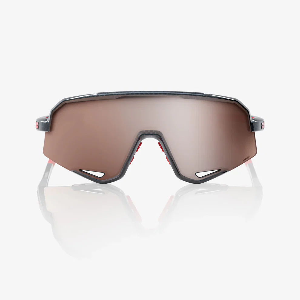 100% Srebrne okulary SLENDALE Black Carbon Hiper Mirror