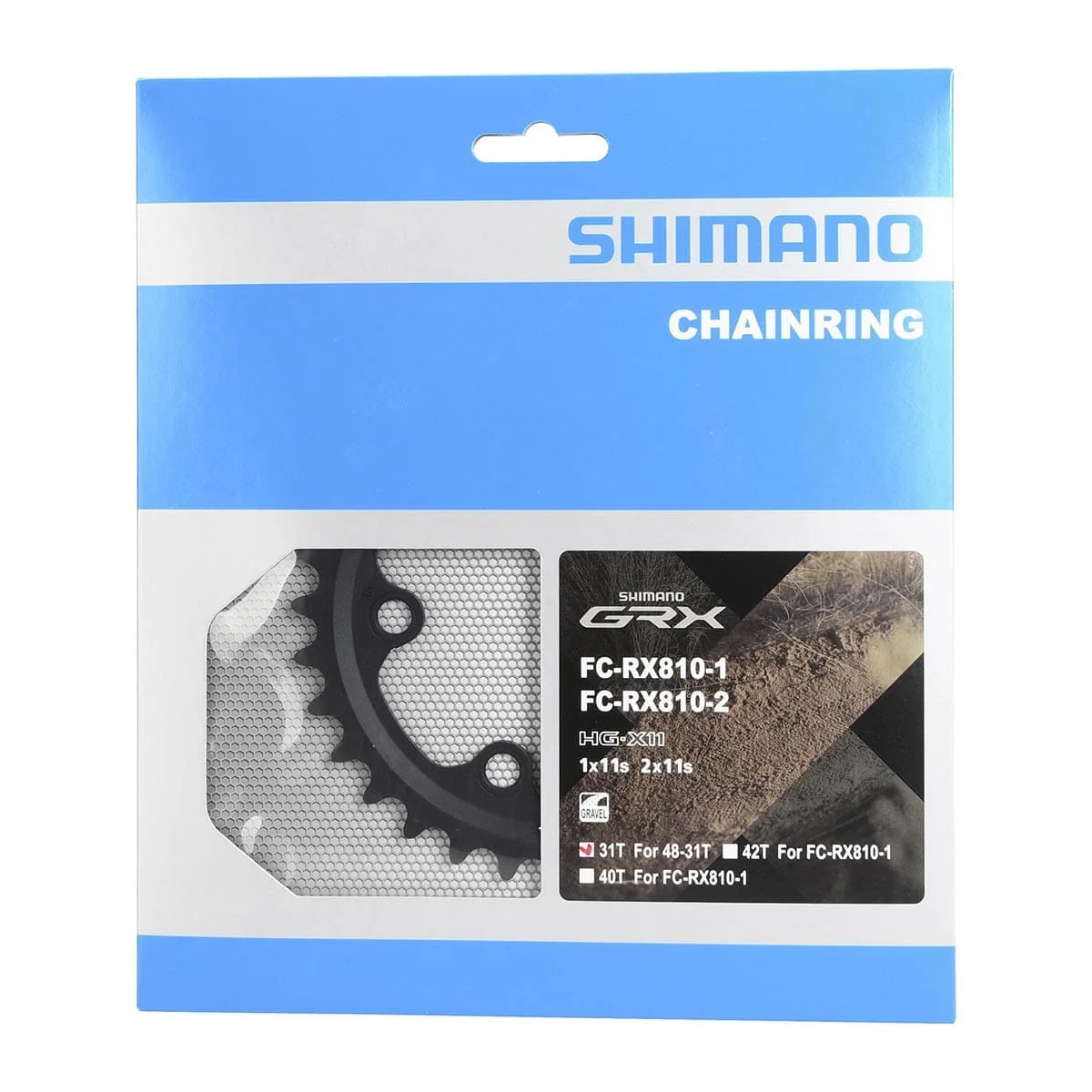 11V SHIMANO GRX RX810 80mm Wewnętrzna tarcza mechanizmu korbowego - Image 3