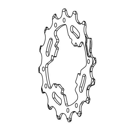 16-zębowa zębatka do CAMPAGNOLO SUPER RECORD / CHORUS 12V