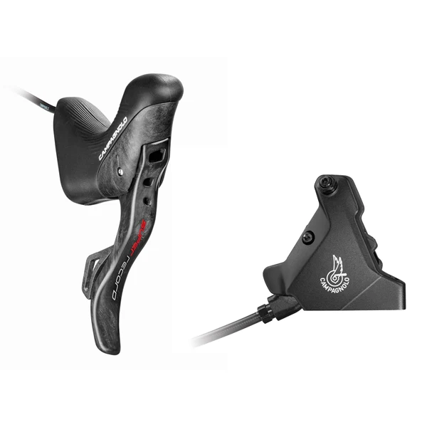 Prosta dźwignia i tylny zacisk 160 mm CAMPAGNOLO SUPER RECORD EPS Flat Mount No Disc