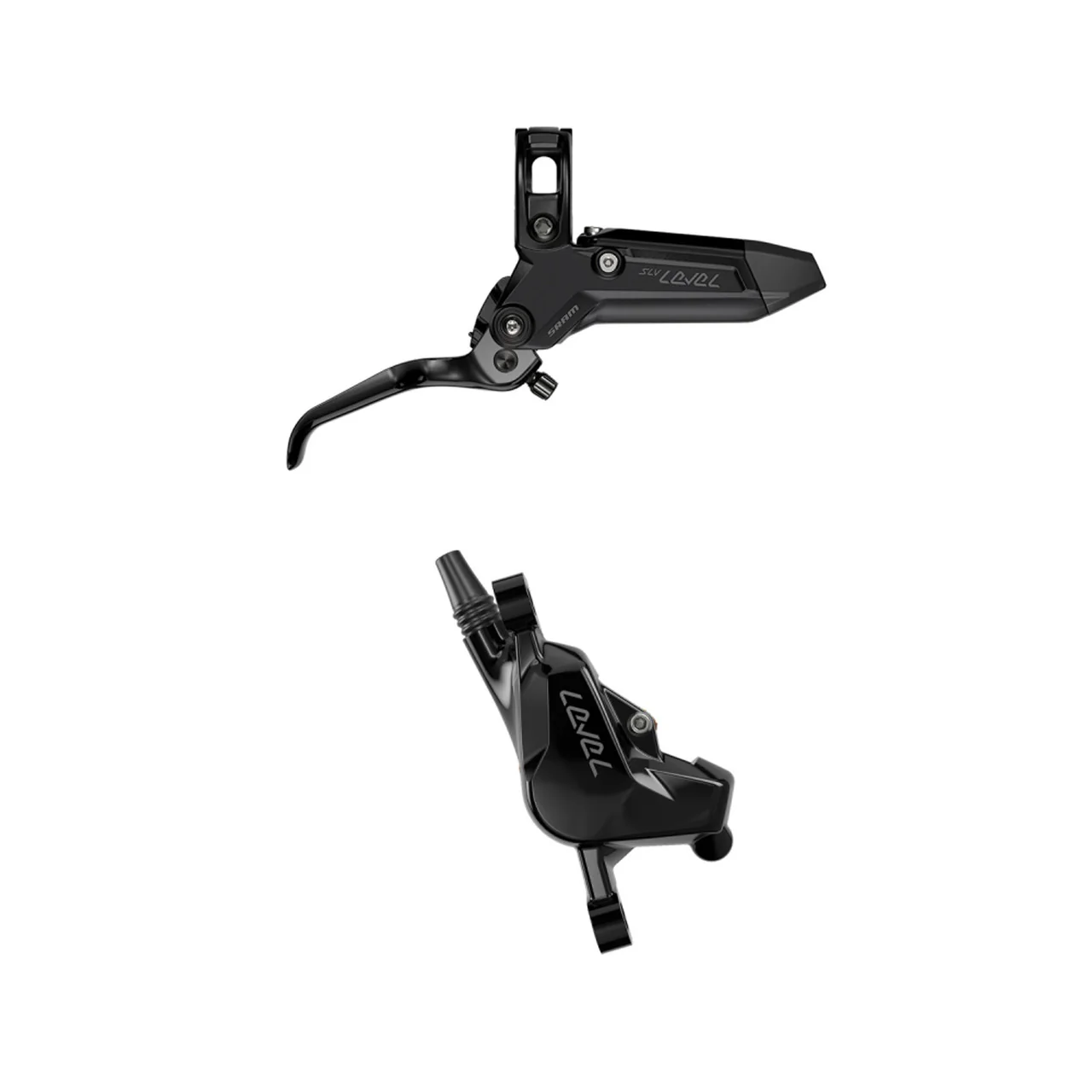 2-tłoczkowy hamulec tylny SRAM LEVEL SILVER STEALTH Czarny