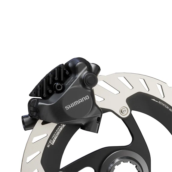 2-tłoczkowy tylny zacisk hamulca tarczowego SHIMANO BR-MT805 z płaskim mocowaniem - Image 2