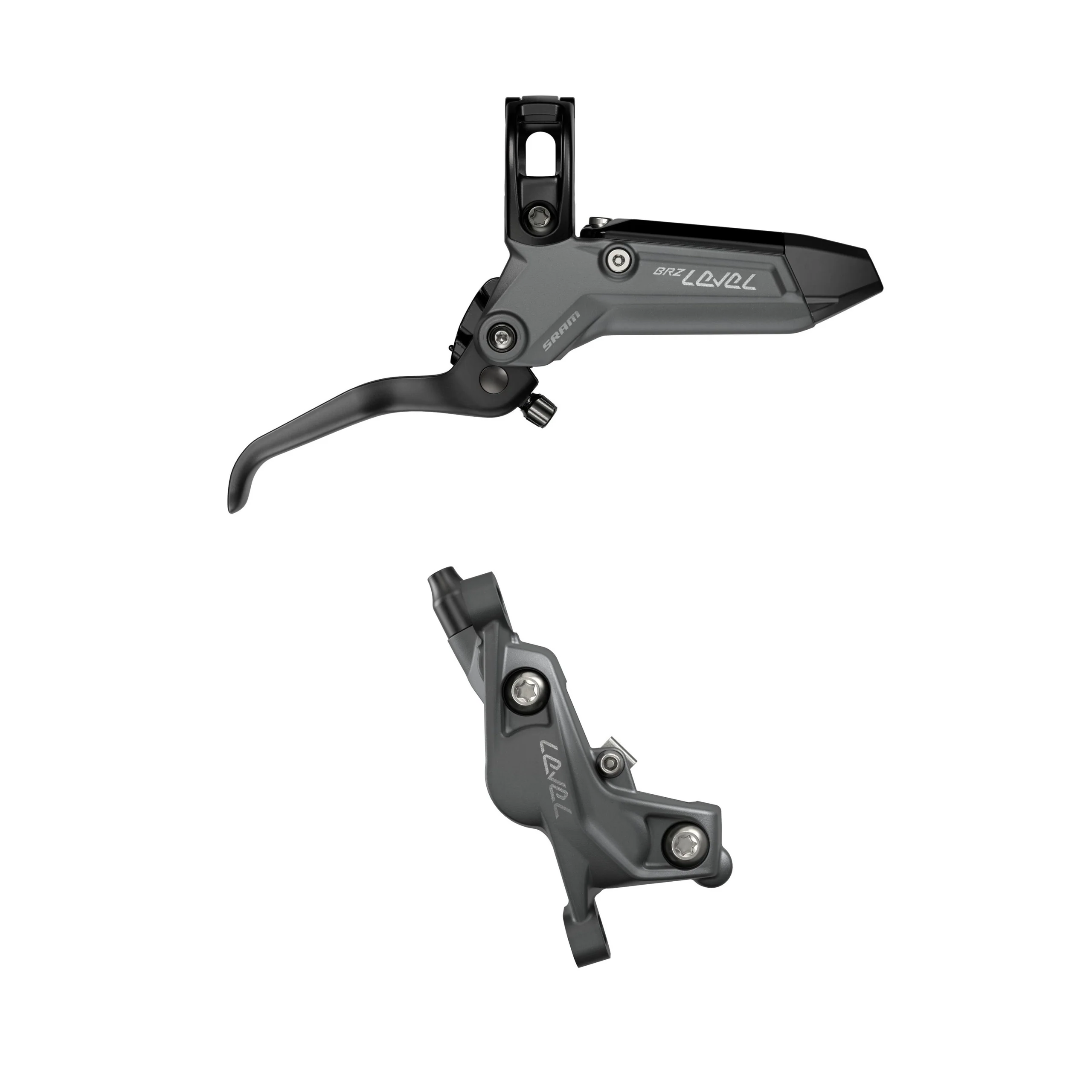 4-tłoczkowy hamulec tylny SRAM LEVEL BRONZE STEALTH Grey