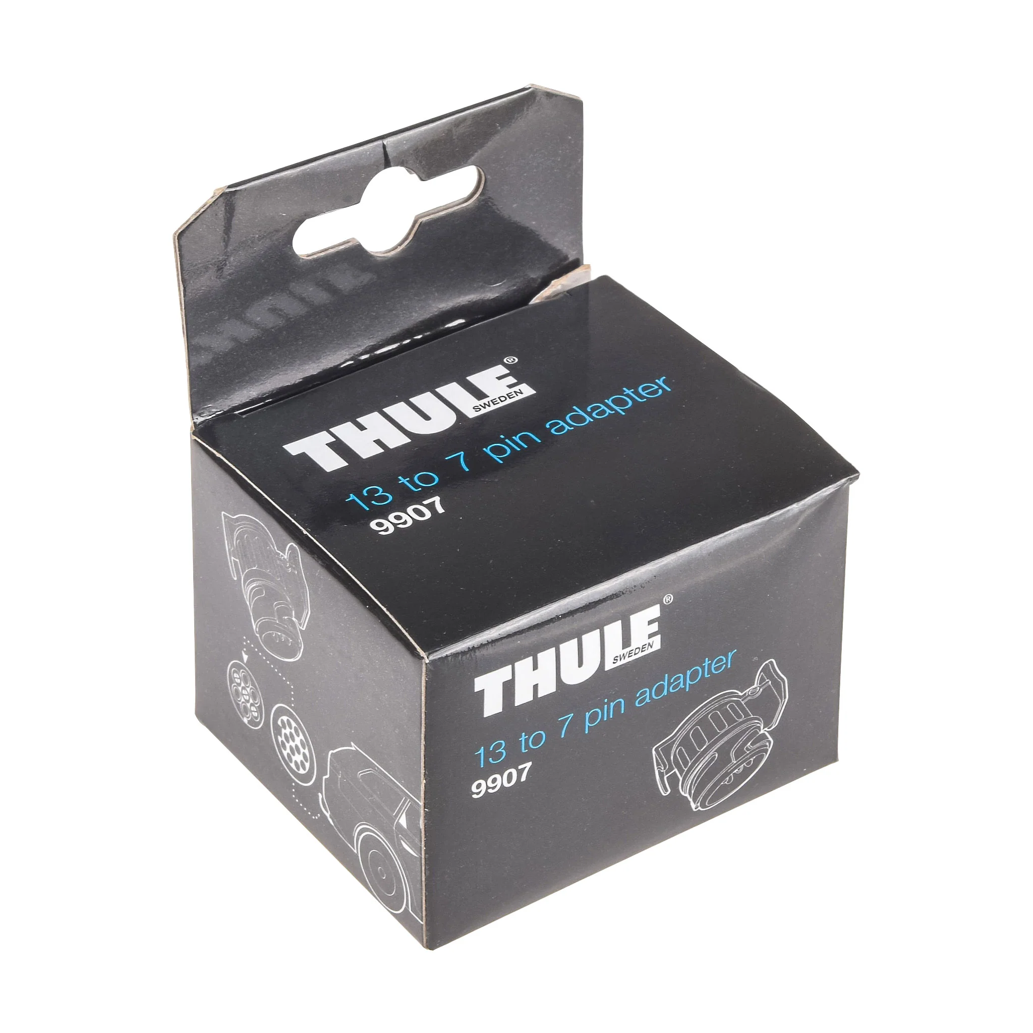 Adapter 13-pinowy na 7-pinowy do zaczepu kulowego THULE czarny - Image 4