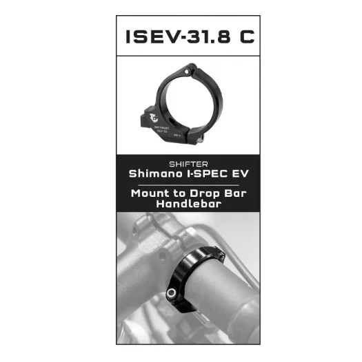 Adapter montażowy WOLF TOOTH ShiftMount ISEV-31.8 Shimano I-SPEC EV Shifter > kierownica 31,8 mm - Image 2