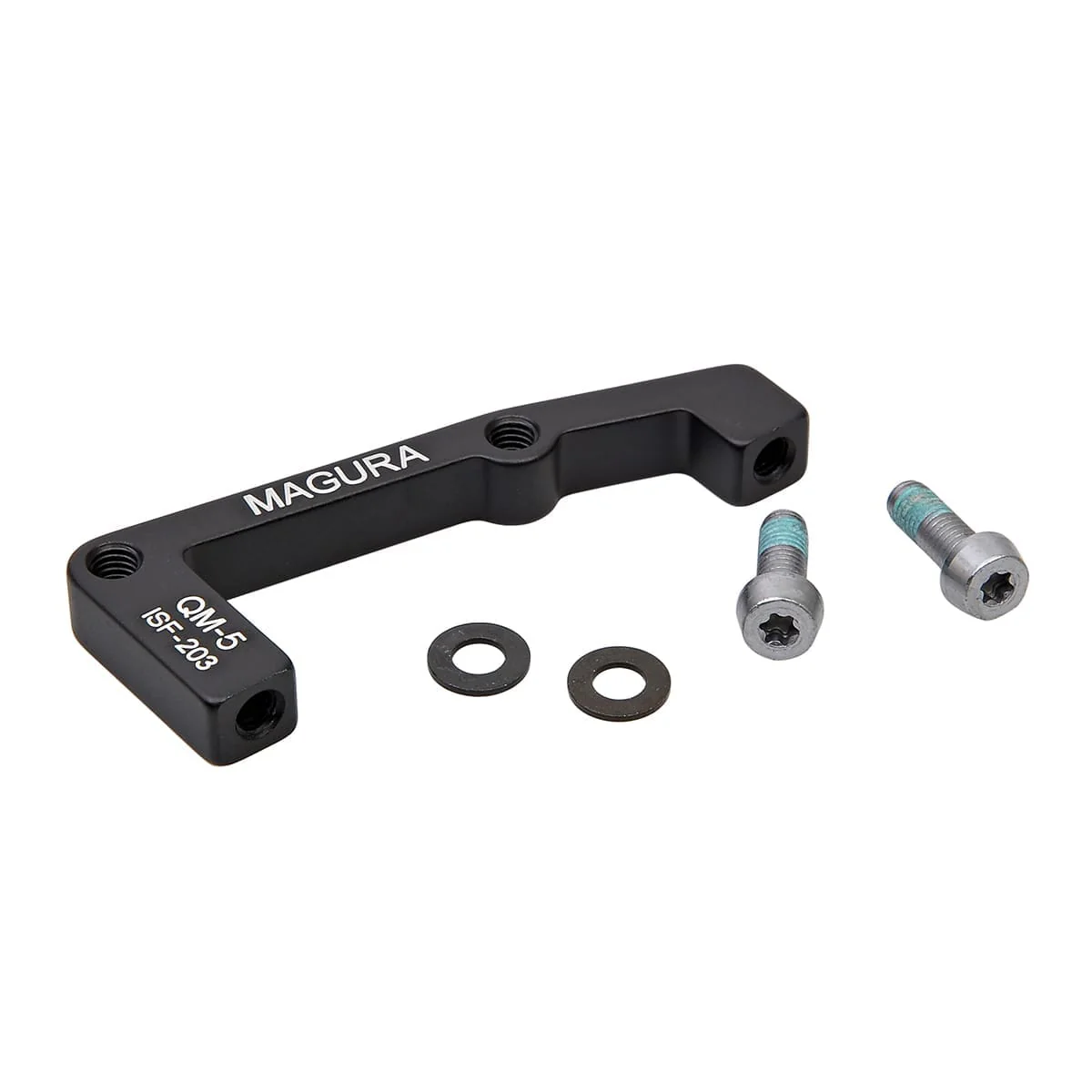Adapter zacisku przedniego PM/IS MAGURA QM5 Disc 203 mm (+43 mm) czarny