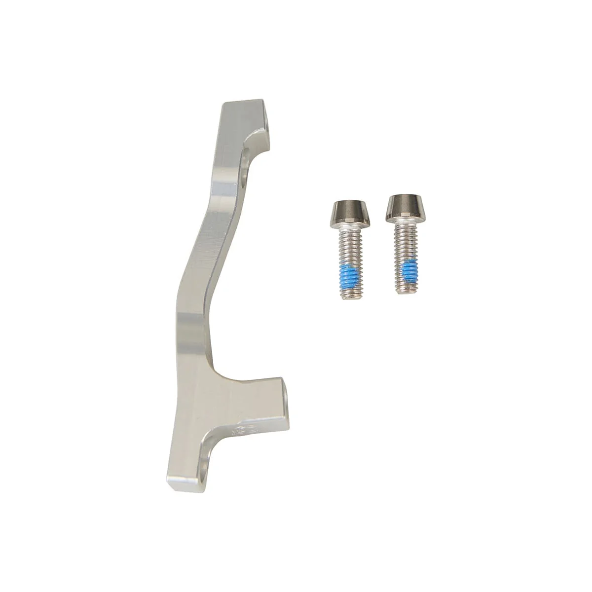 Adapter zacisku przedniego / tylnego PM / PM HOPE 220 mm (+17 mm) #HBMQ Srebrny