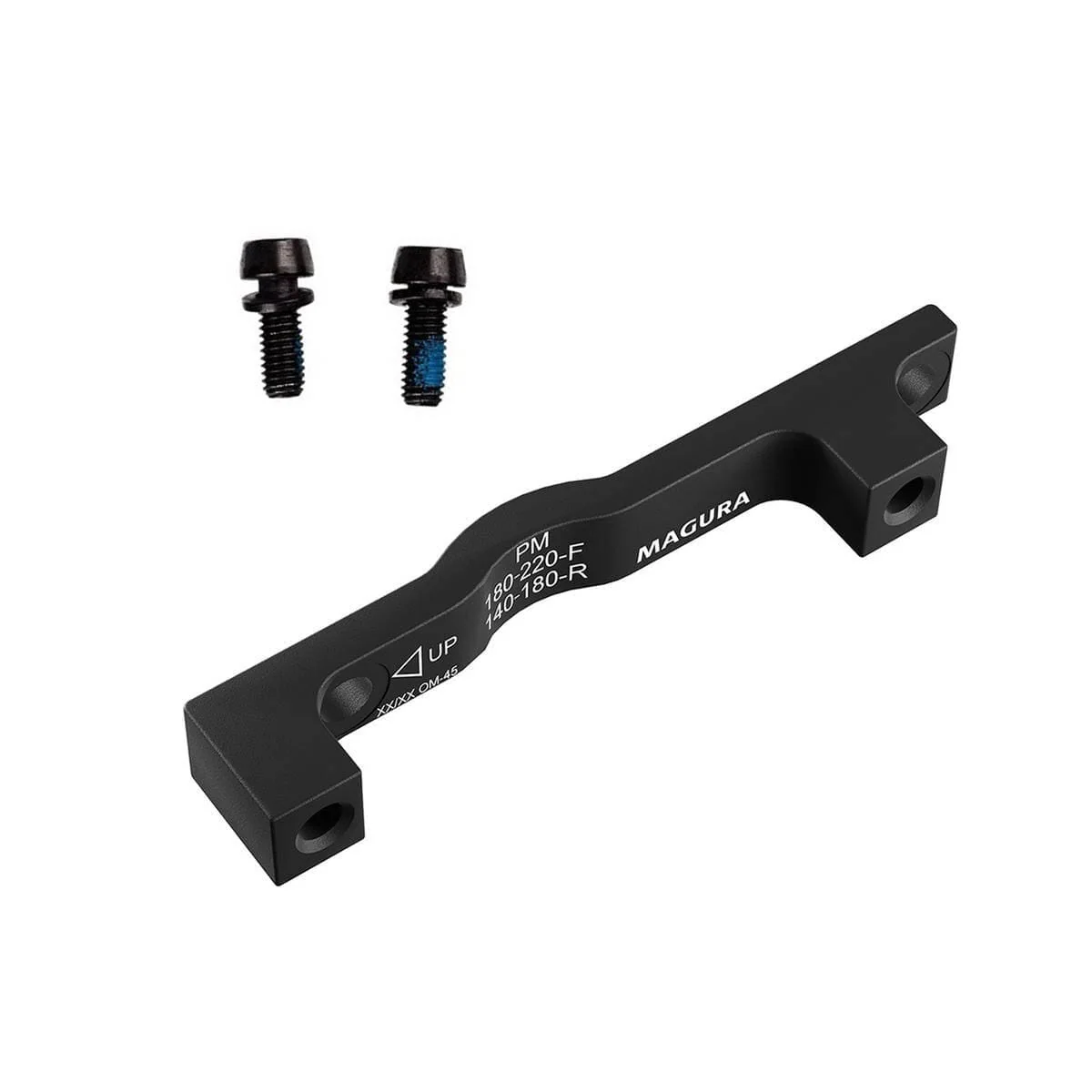 Adapter zacisku przedniego / tylnego PM / PM MAGURA QM45 Disc 180/220 mm (+40 mm) czarny