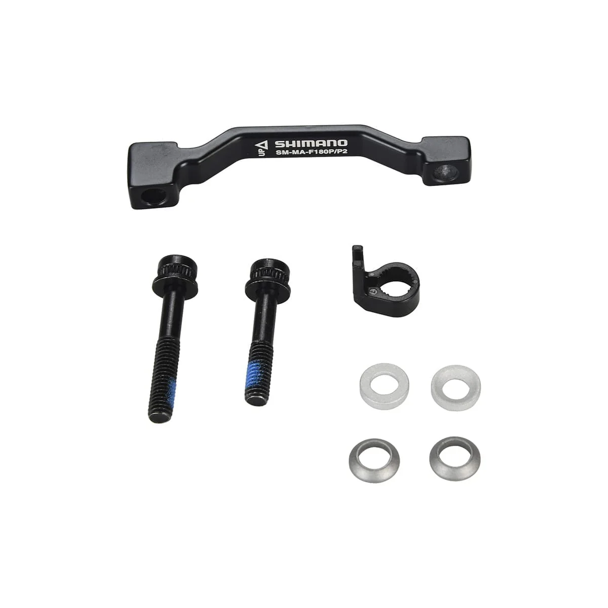 Adapter zacisku przedniego/tylnego SHIMANO PM/PM (+20 mm) 180 mm