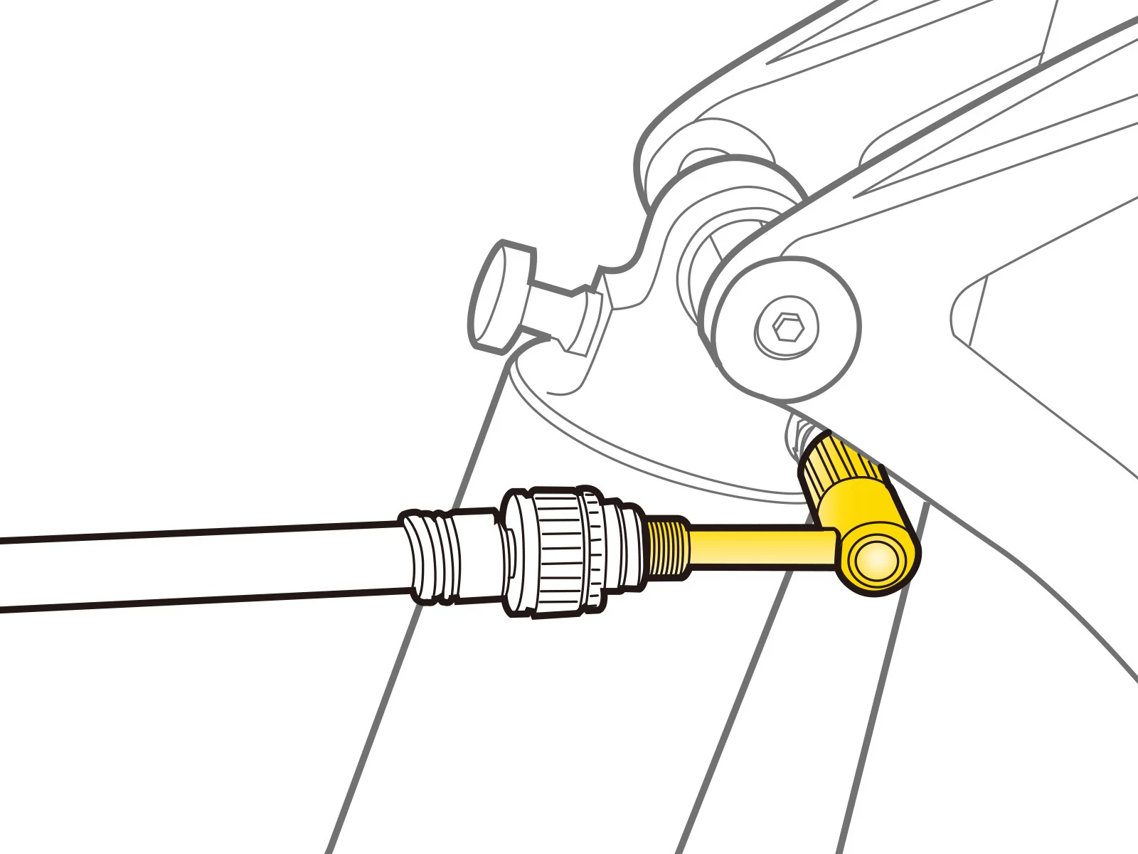 Adapter zaworu SCHRADER PRESSURE-RITE TOPEAK - Image 3