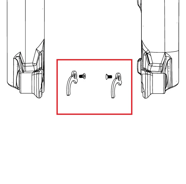 Adapter piasty ROCKSHOX ENDCAP 31>21mm PIKE C1/LYRIK D1/ZEB A2 FLIGHT ATTENDANT (2023+)