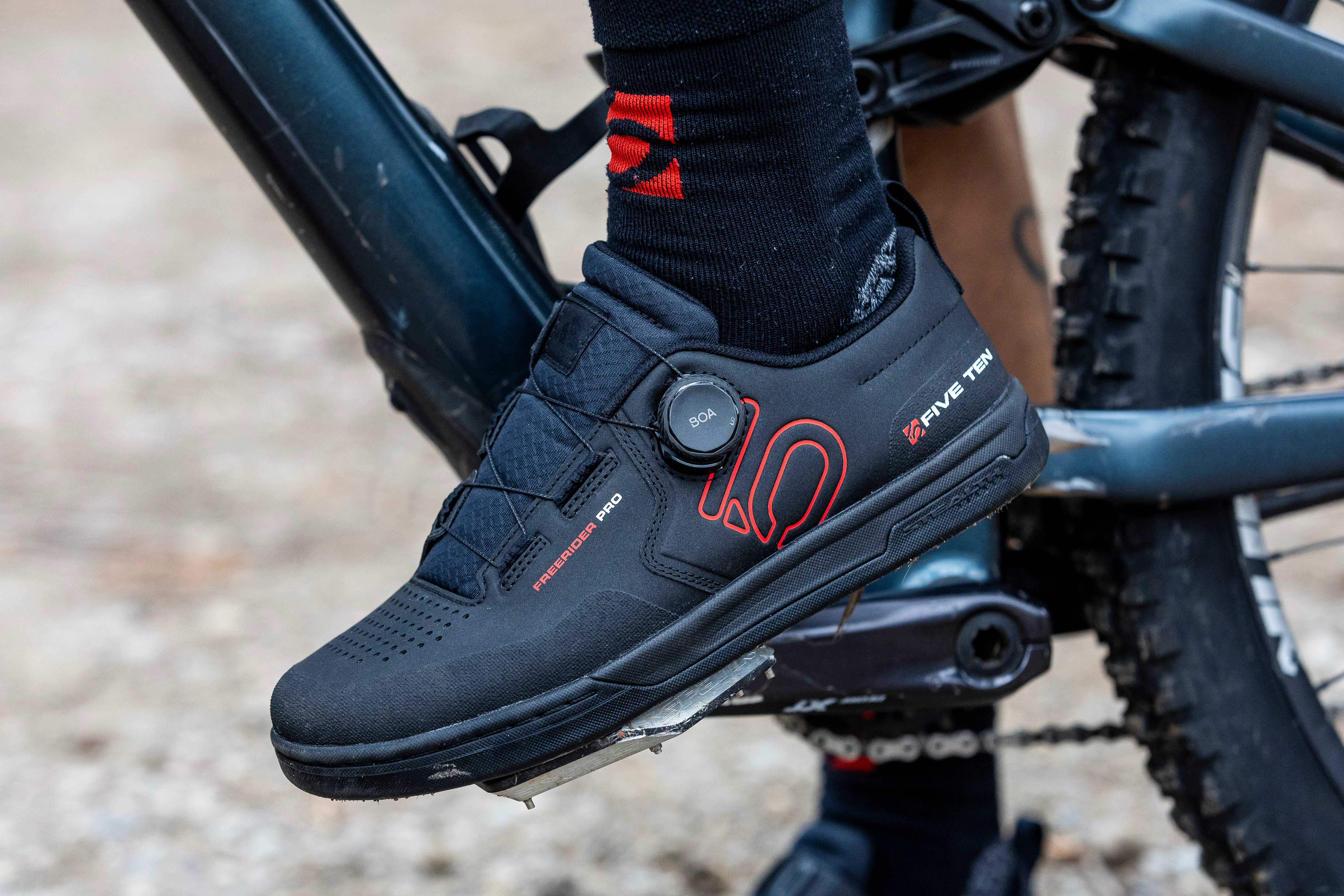 ADIDAS FIVE TEN FREERIDER PRO BOA Buty MTB czarny/czerwony - Image 21