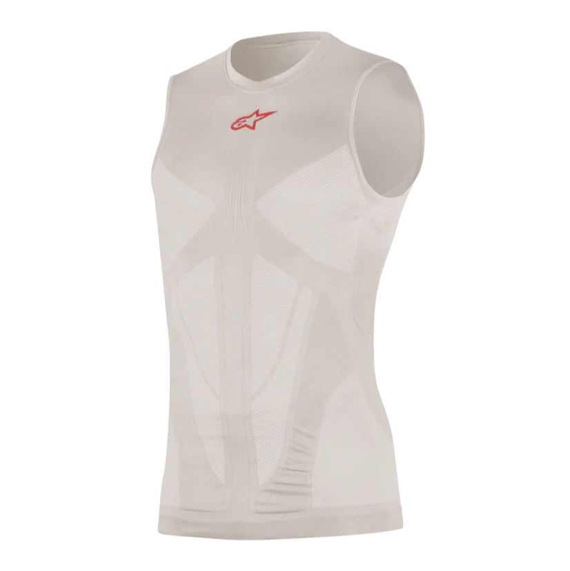 ALPINESTARS TECH TANK SUMMER Bielizna bez rękawów szary/czerwony
