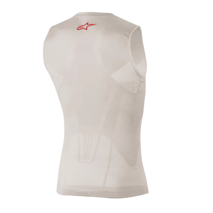 ALPINESTARS TECH TANK SUMMER Bielizna bez rękawów szary/czerwony - Image 2
