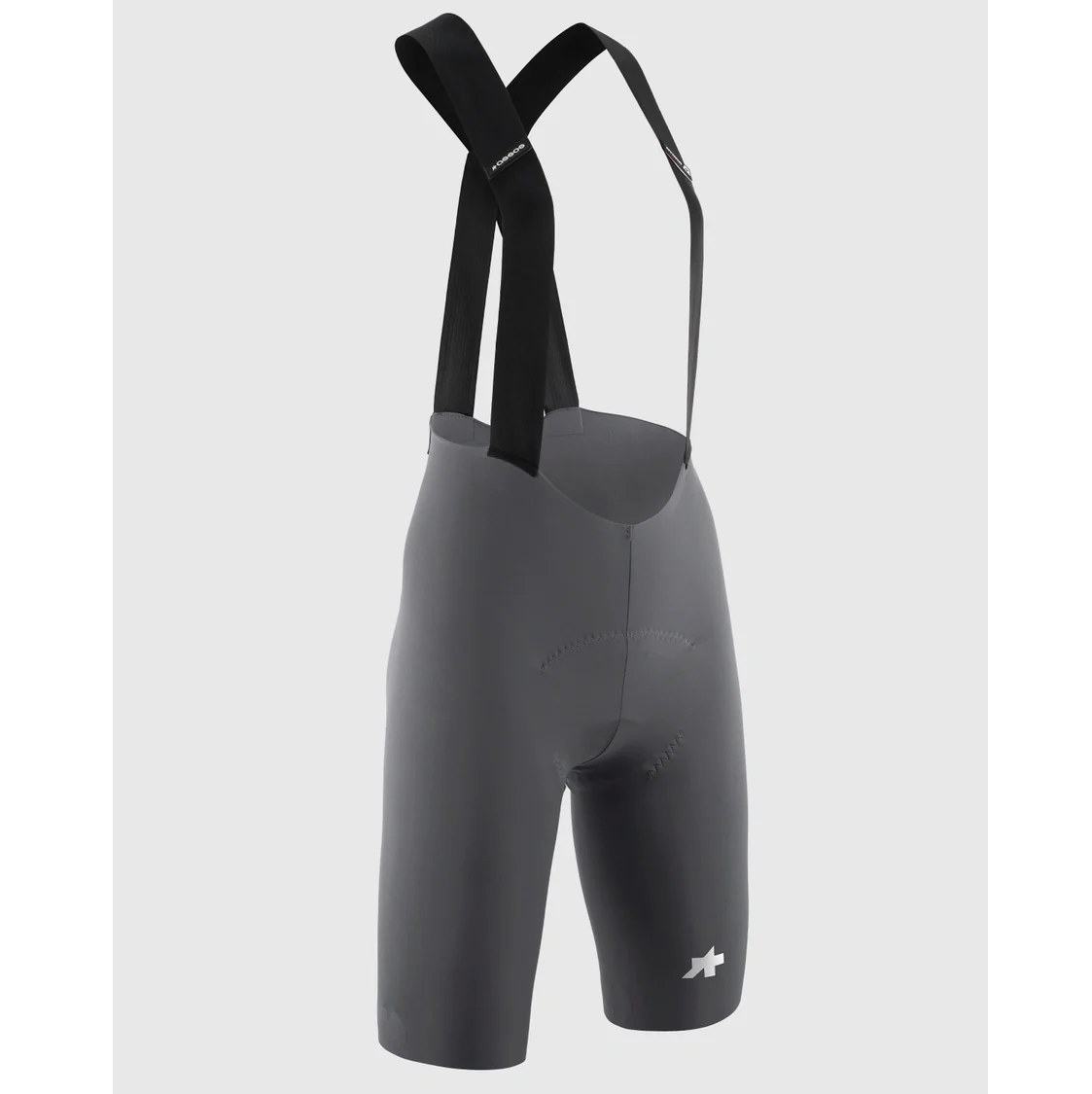 ASSOS DYORA R S11 damskie szare spodenki na szelkach - Image 4