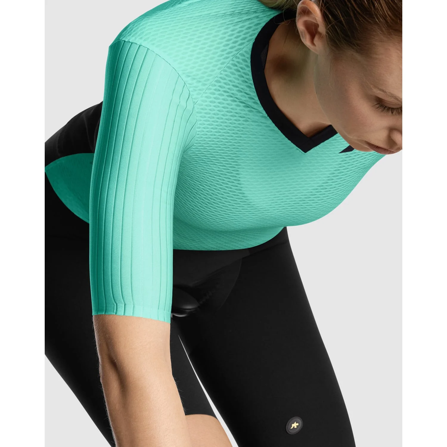 ASSOS DYORA RSV S11 Damska koszulka z krótkim rękawem Zielona - Image 8