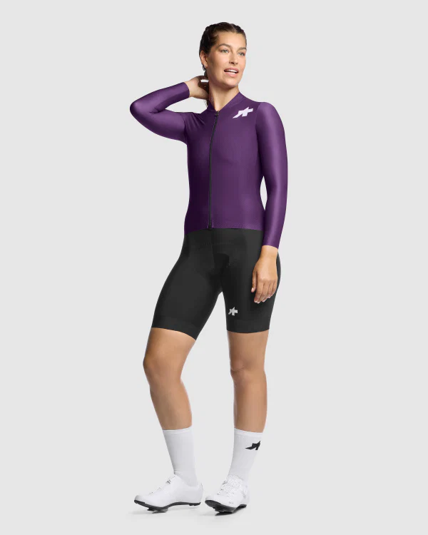 ASSOS UMA GT S11 EVO damska koszulka z długim rękawem fioletowa - Image 5