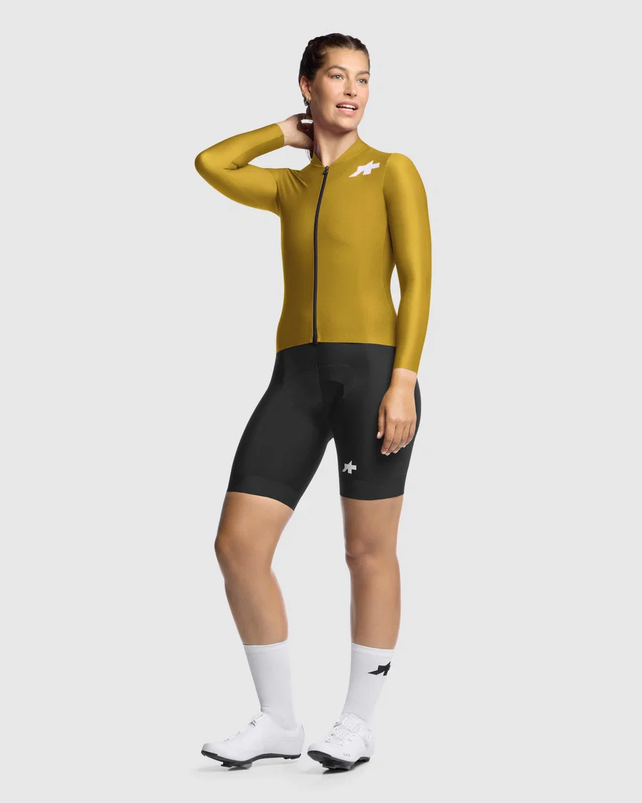 ASSOS UMA GT S11 EVO damska koszulka z długim rękawem Godlen Yellow - Image 3