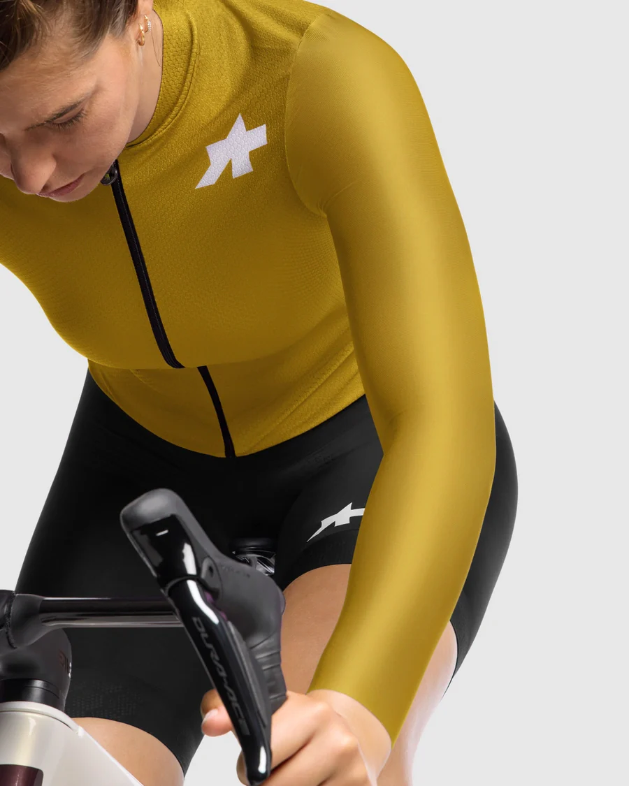 ASSOS UMA GT S11 EVO damska koszulka z długim rękawem Godlen Yellow - Image 4