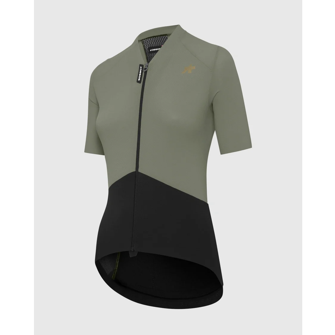 ASSOS UMA GTV S11 damska koszulka z krótkim rękawem zielona - Image 3