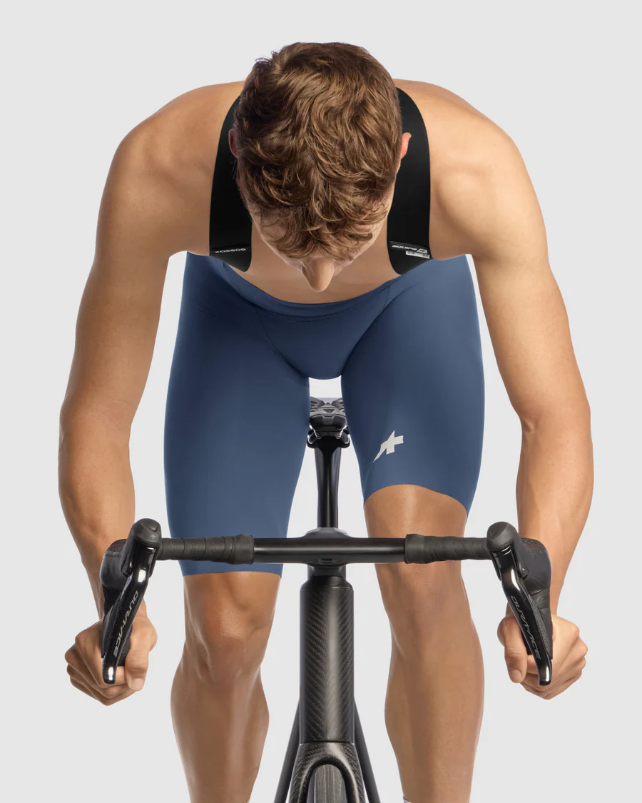 ASSOS EQUIPE R S11 Niebieska koszulka na szelkach - Image 7