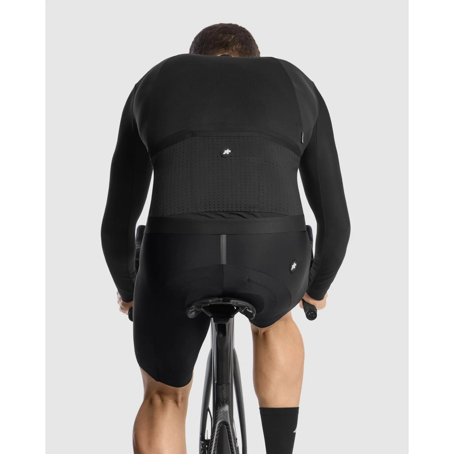 ASSOS EQUIPE R SPRING FALL S11 Koszulka z długim rękawem czarna - Image 6