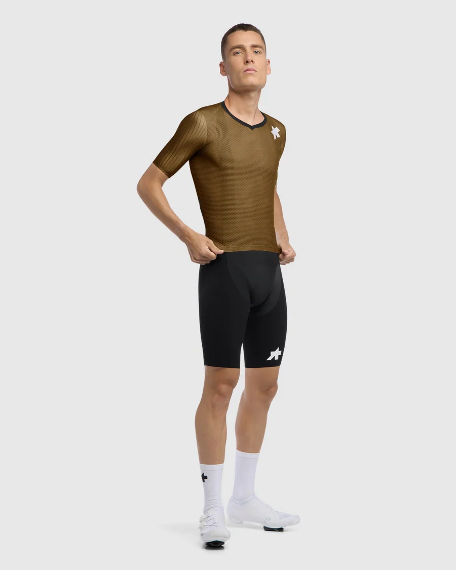 Brązowa koszulka z krótkim rękawem ASSOS EQUIPE RSR S11 - Image 6