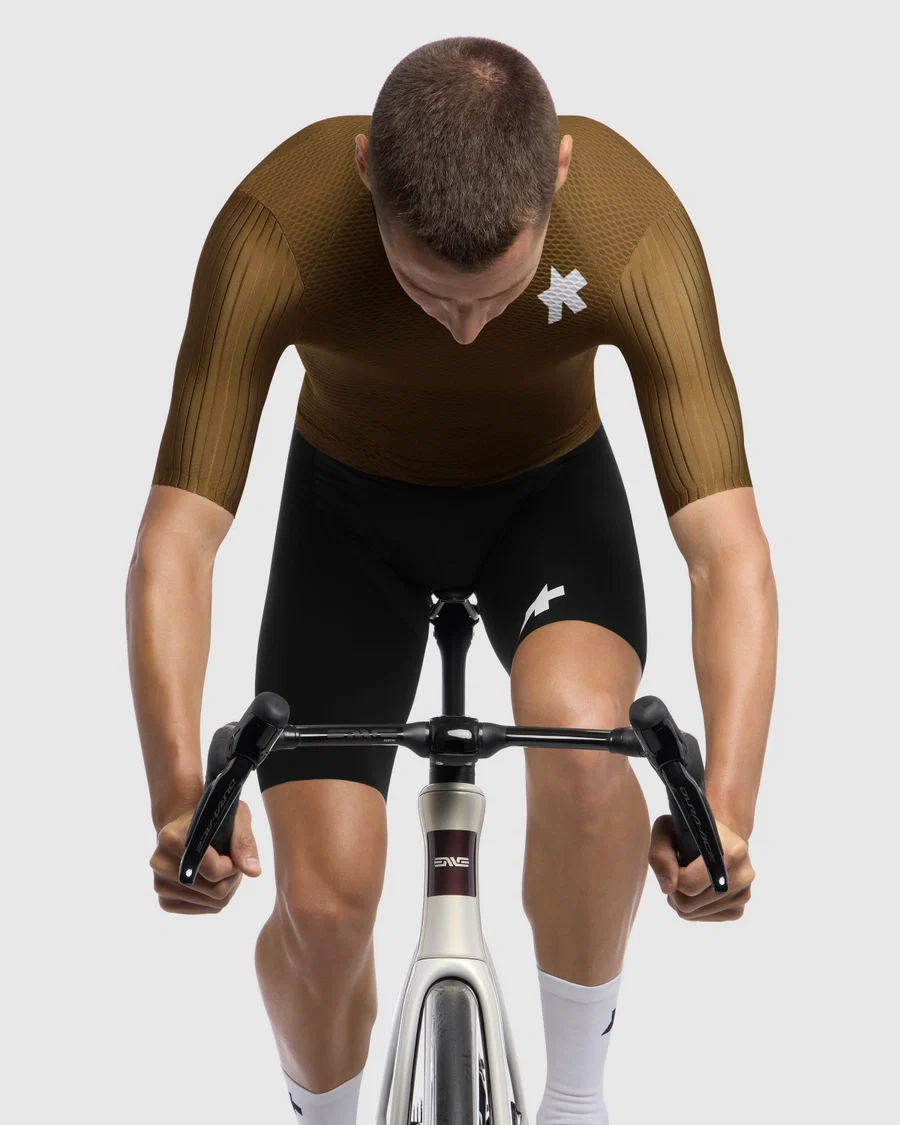 Brązowa koszulka z krótkim rękawem ASSOS EQUIPE RSR S11 - Image 9