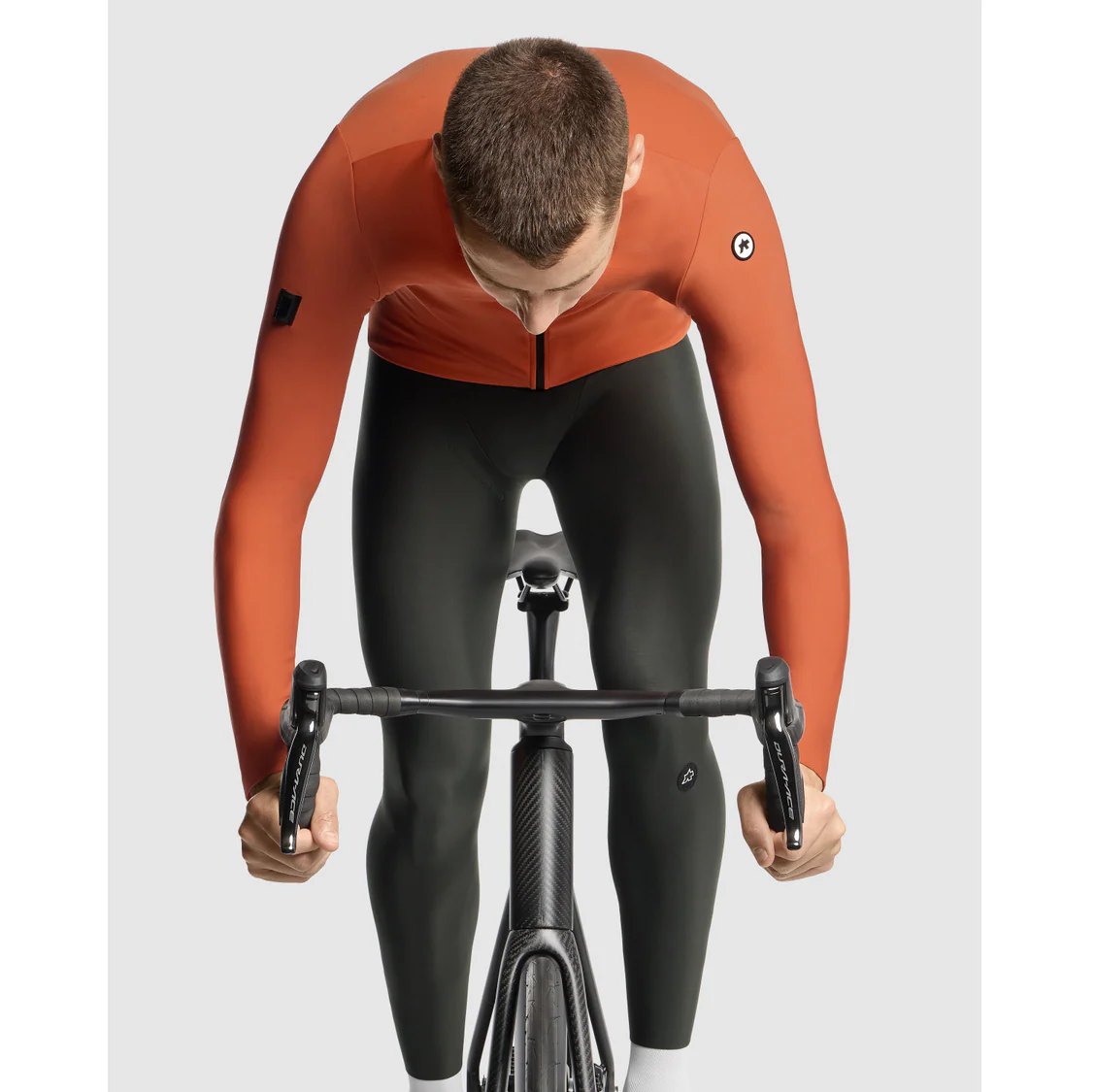 ASSOS MILLE GT SPRING FALL C2 Jersey z długim rękawem rdzawo-brązowy - Image 6