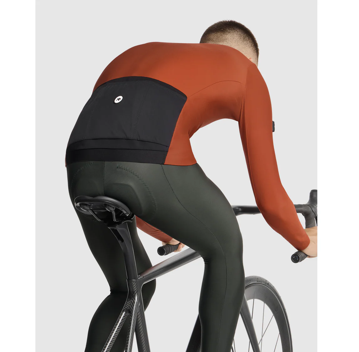 ASSOS MILLE GT SPRING FALL C2 Jersey z długim rękawem rdzawo-brązowy - Image 8
