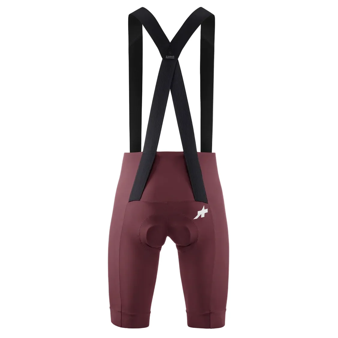 ASSOS MILLE GT S11 bordowo-czerwone getry na szelkach - Image 2