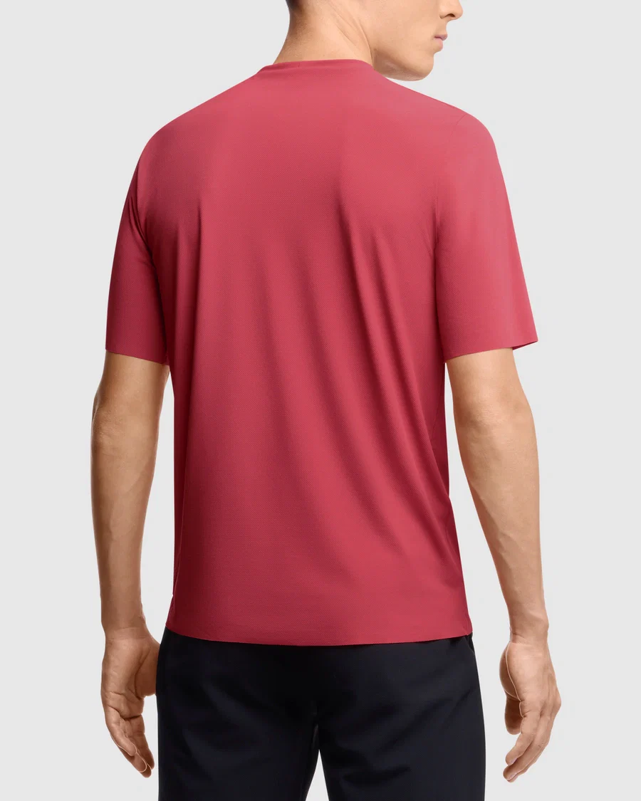 ASSOS TACTICA POST RIDE T5 Koszulka z krótkim rękawem Deep Berry - Image 6