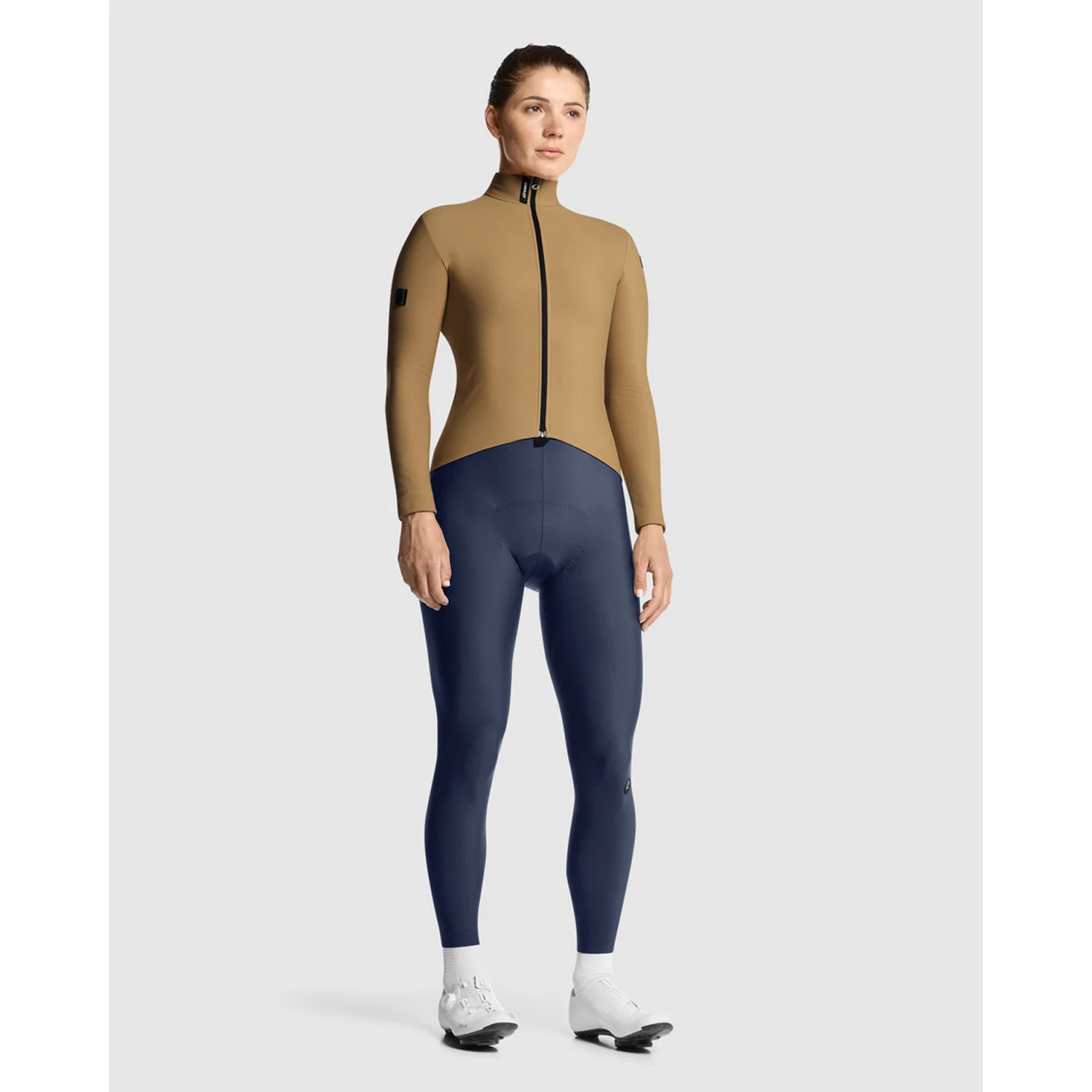 ASSOS UMA GT SPRING FALL C2 damska koszulka z długim rękawem brązowo-popielata - Image 5