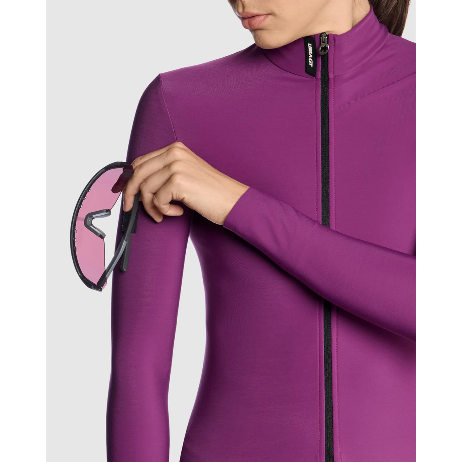 ASSOS UMA GT SPRING FALL C2 Damska koszulka z długim rękawem Alchemy Purple - Image 5