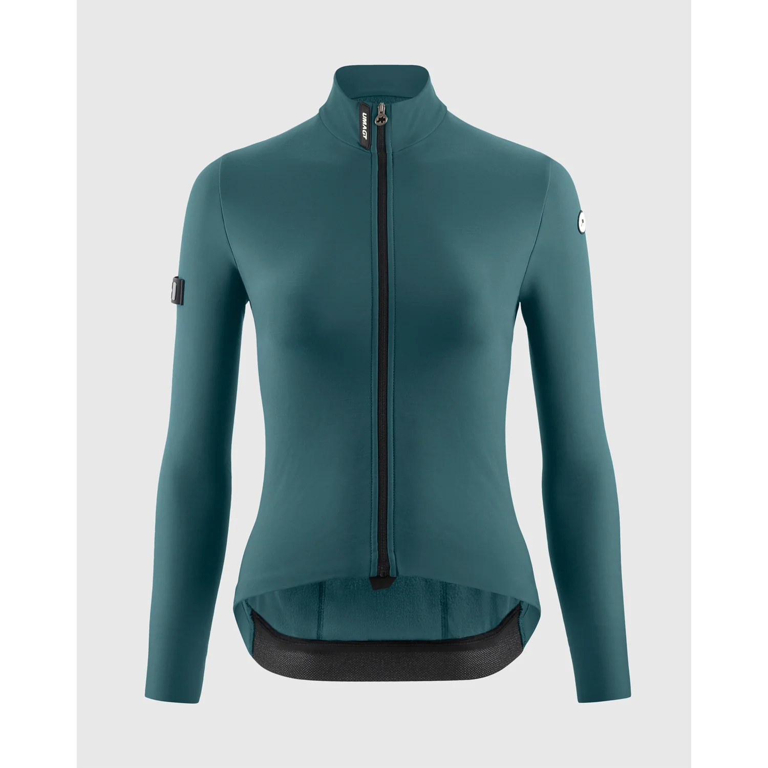 ASSOS UMA GT SPRING FALL C2 Koszulka z długim rękawem dla kobiet Foundation Green Jersey