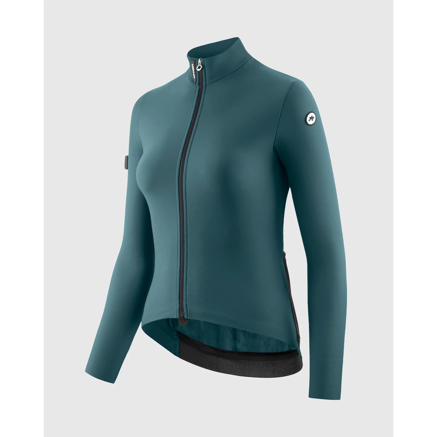 ASSOS UMA GT SPRING FALL C2 Koszulka z długim rękawem dla kobiet Foundation Green Jersey - Image 2
