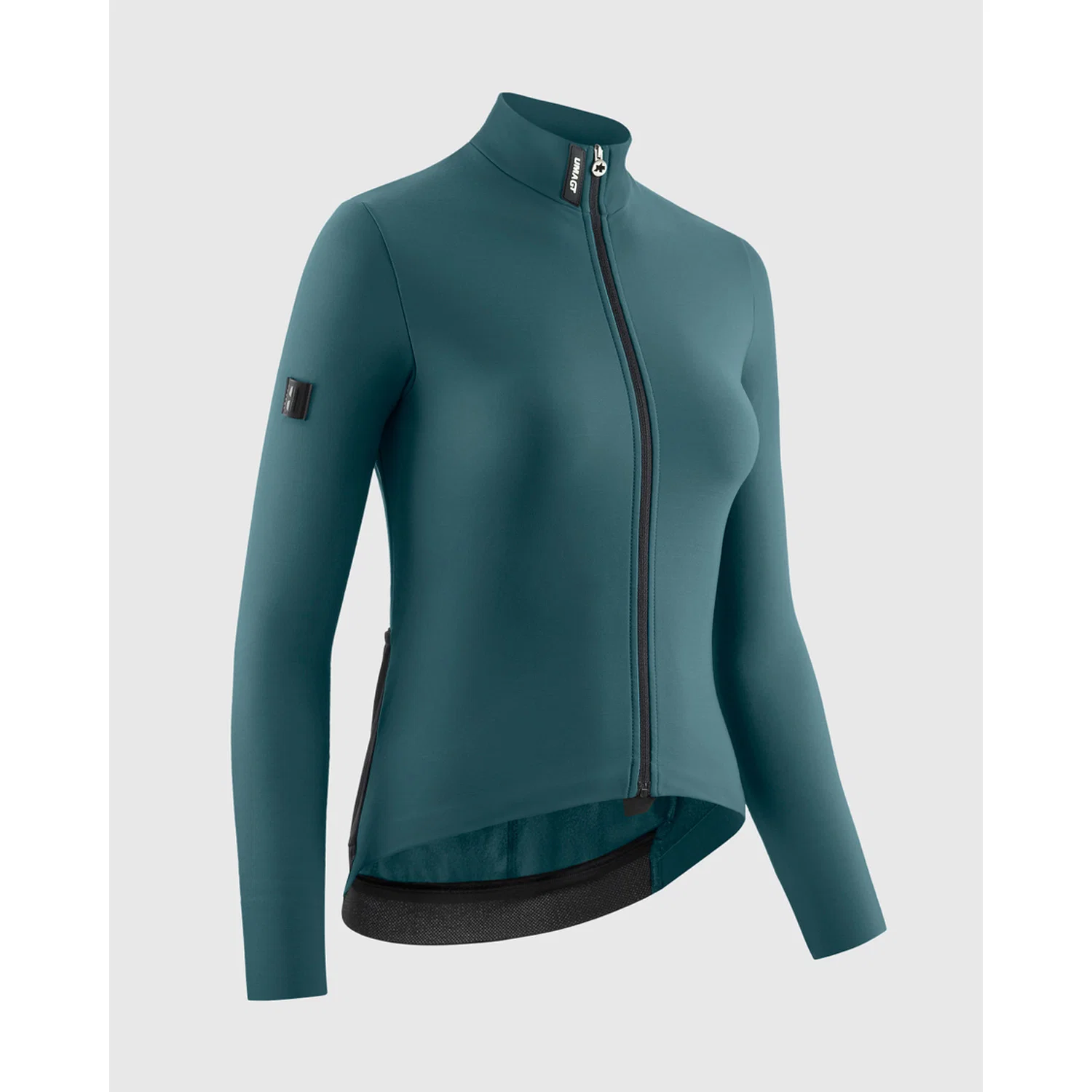 ASSOS UMA GT SPRING FALL C2 Koszulka z długim rękawem dla kobiet Foundation Green Jersey - Image 3