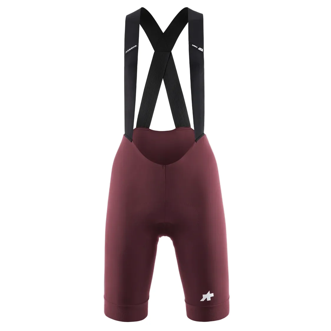 ASSOS UMA GT S11 damska koszulka na szelkach w kolorze bordowo-czerwonym