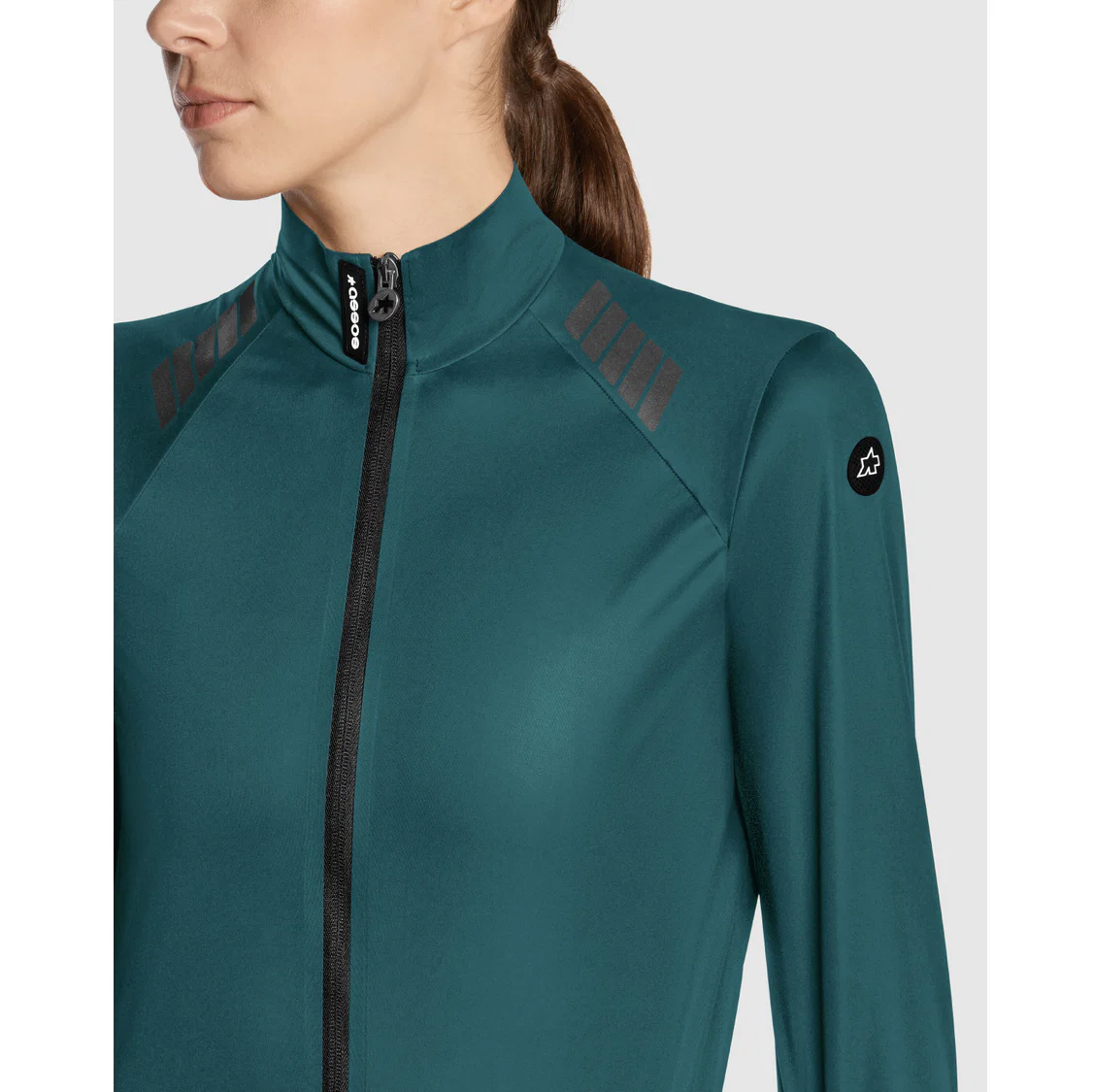 ASSOS UMA GT SHELL S11 Kurtka damska Foundation Green - Image 8
