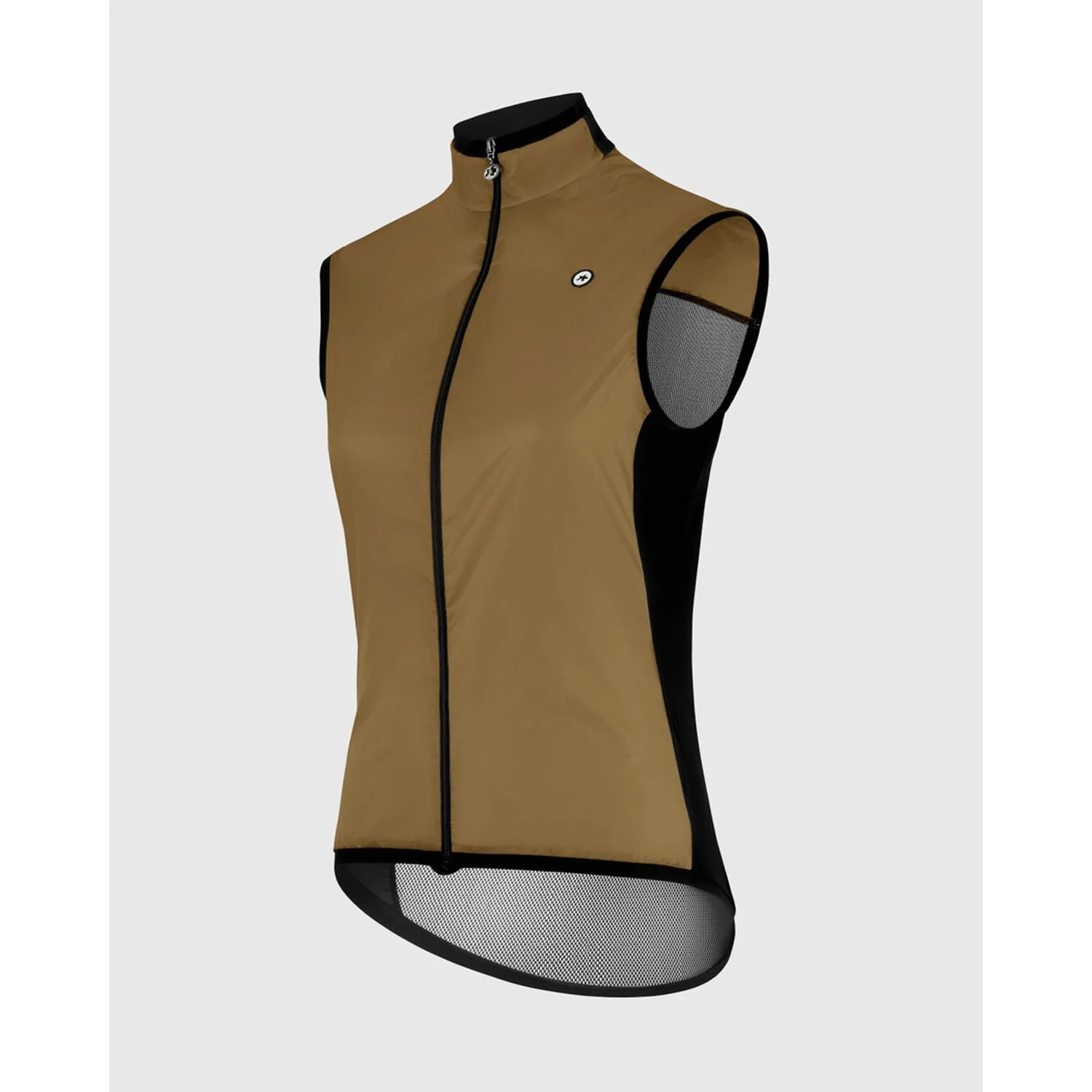ASSOS UMA GT WIND C2 damska brązowa kurtka bez rękawów - Image 4