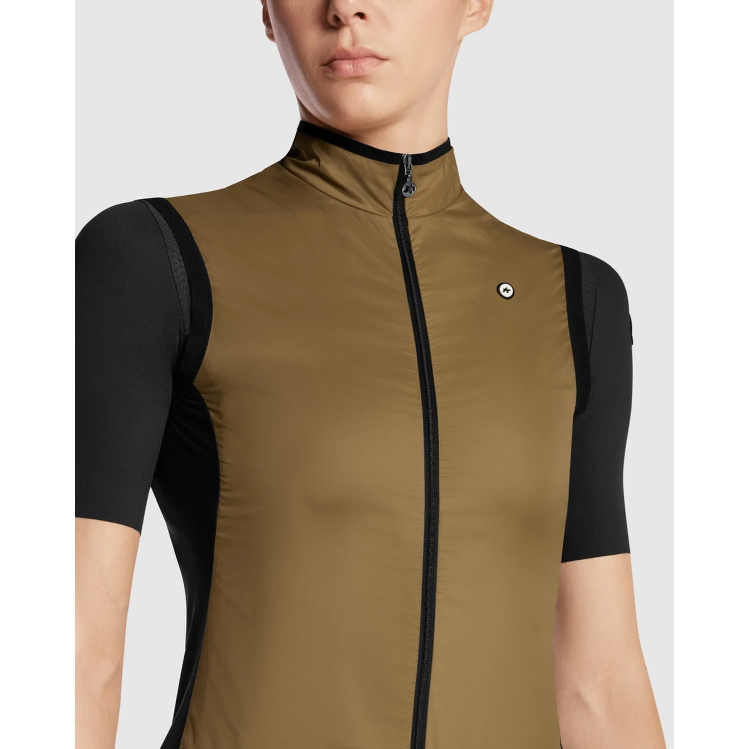 ASSOS UMA GT WIND C2 damska brązowa kurtka bez rękawów - Image 9