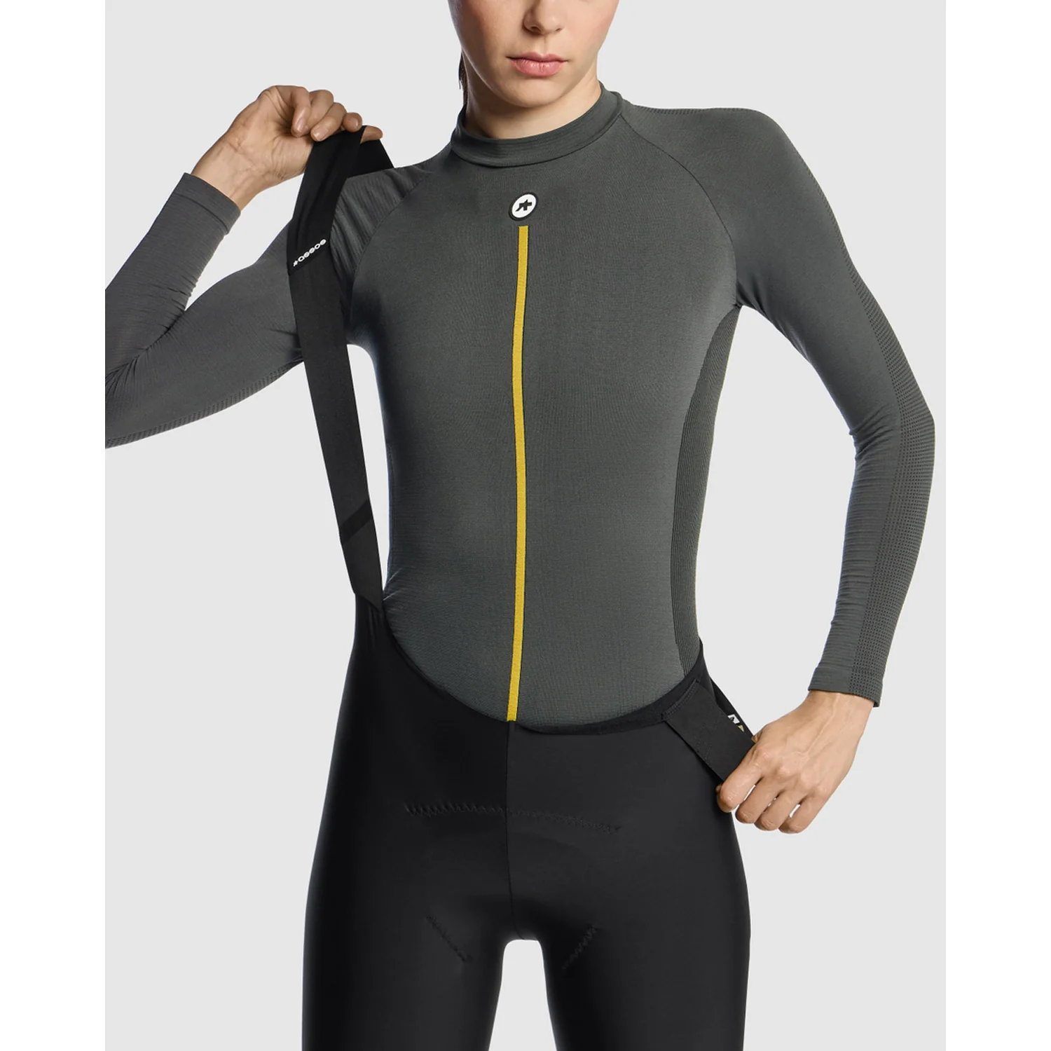 ASSOS SPRING FALL P1 Bielizna damska z długim rękawem Szary - Image 10