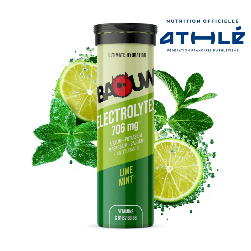 BAOUW Energy Drink (tuba 10 tabletek) limonka/mięta