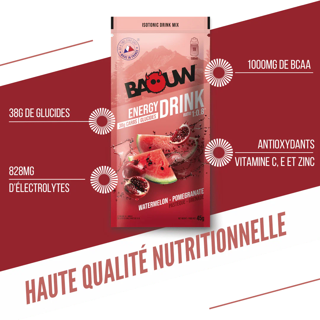 BAOUW ISOTONIC Energy Drink (45g) Arbuz/Granat - Image 2