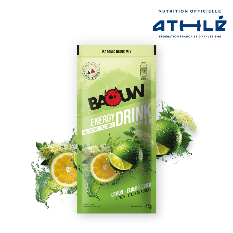 BAOUW ISOTONIC Energy Drink (45g) Limonka/Bławatek