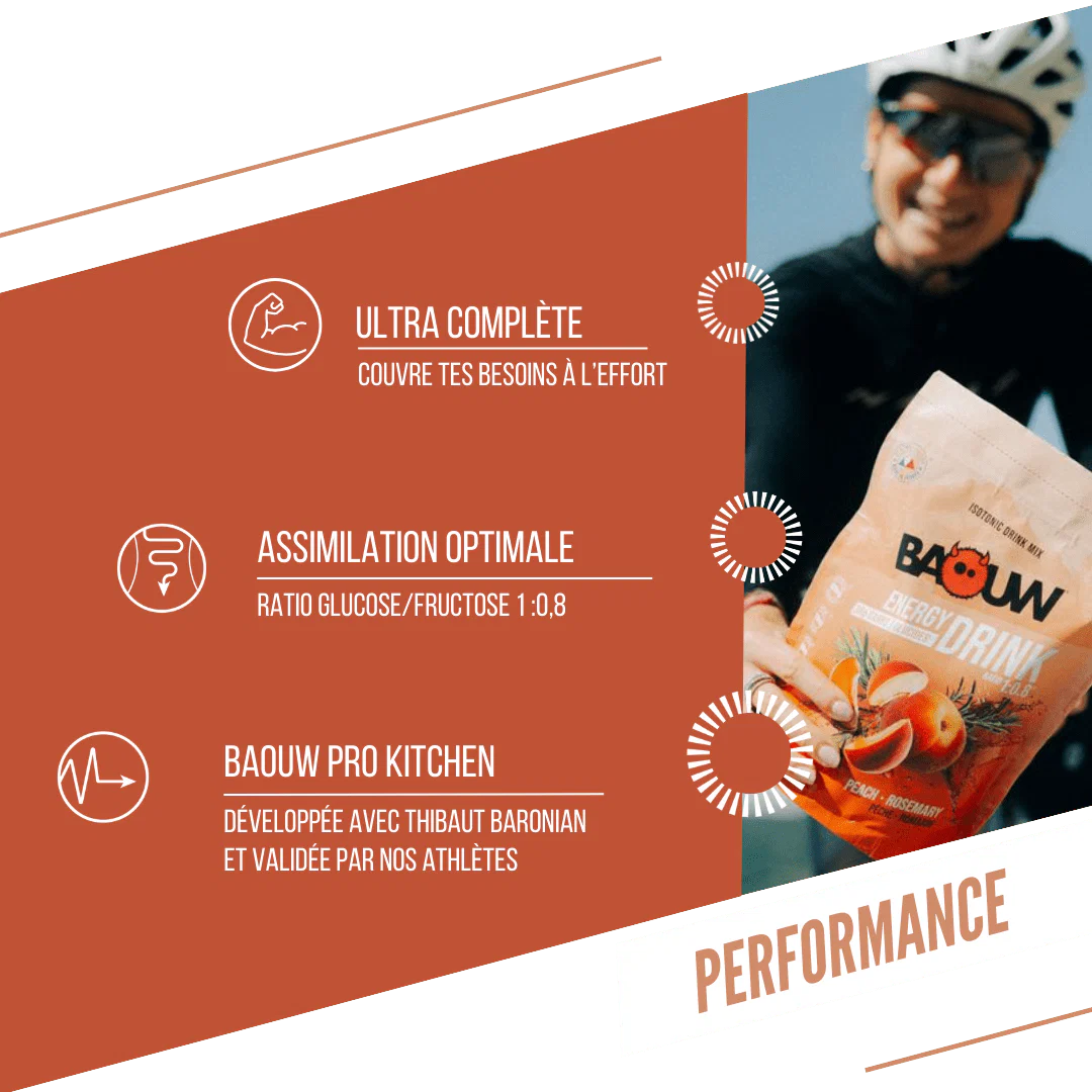 BAOUW ISOTONIC Energy Drink (585g) Rozmaryn brzoskwiniowy - Image 6