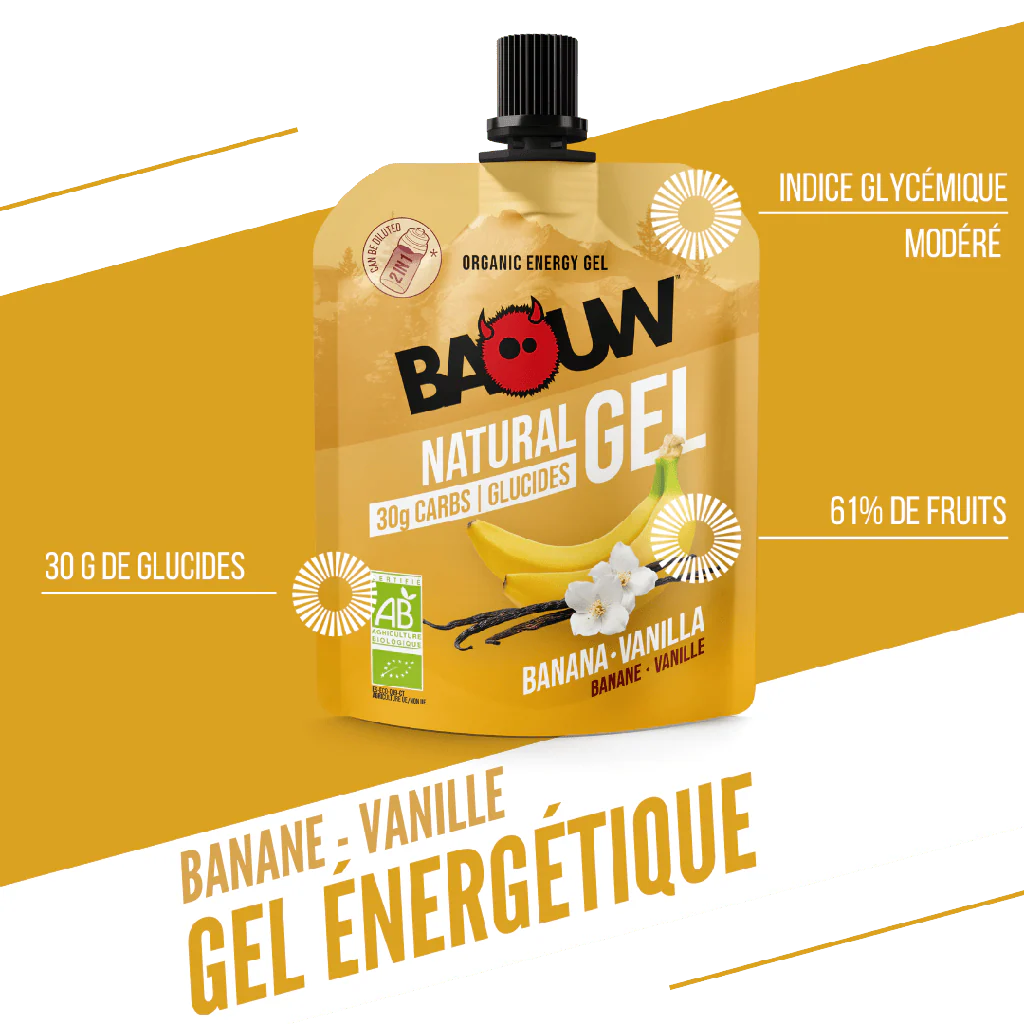 BAOUW ORGANIC Banana-Vanilla Energy Gel (85g) - Image 8