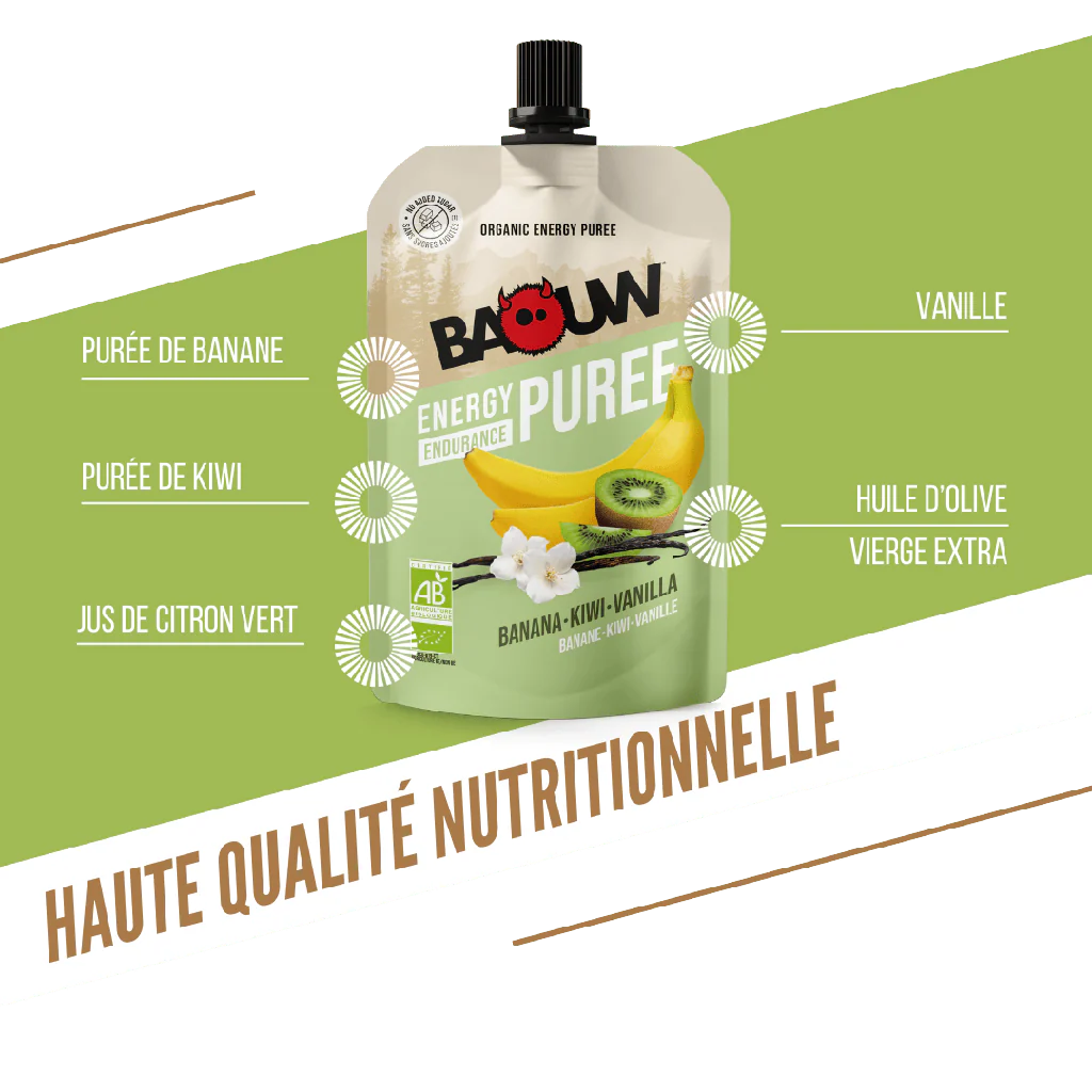 BAOUW Organic Recipe Fruit Energy Puree Banana/Kiwi/Vanilla (90g) - Image 7