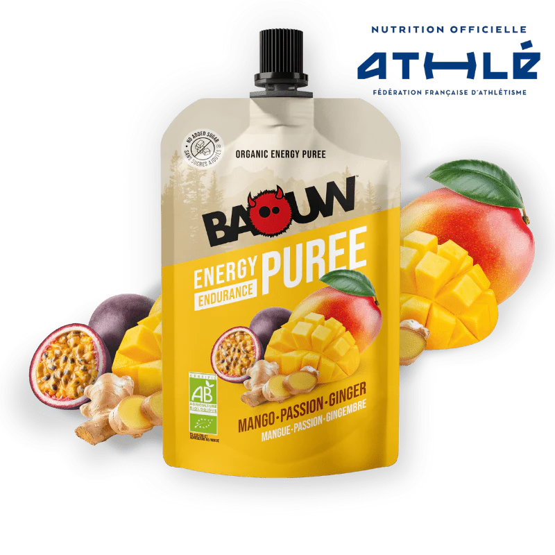 BAOUW Organic Recipe Mango/Passion/Ginger Energy Puree (90g)