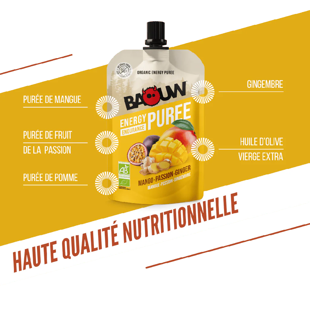 BAOUW Organic Recipe Mango/Passion/Ginger Energy Puree (90g) - Image 7